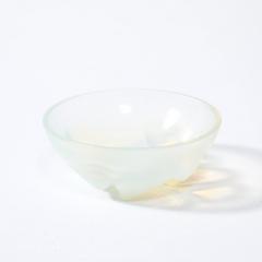  Marius Ernest Sabino Art Deco Opalescent Glass Shell Bowl Signed Sabino - 3976082