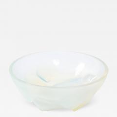  Marius Ernest Sabino Art Deco Opalescent Glass Shell Bowl Signed Sabino - 3978991