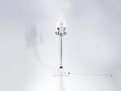  Marius Ernest Sabino Bronze and crystal floor lamp by Sabino 1930 s - 983843