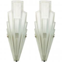  Marius Ernest Sabino French Art Deco Chandelier Four Shades by Sabino - 3941728