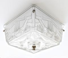  Marius Ernest Sabino French Art Deco Flush or Pendant Chandelier by Sabino - 3940562