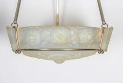  Marius Ernest Sabino French Art Deco Opalescent Chandelier by Sabino - 1425981