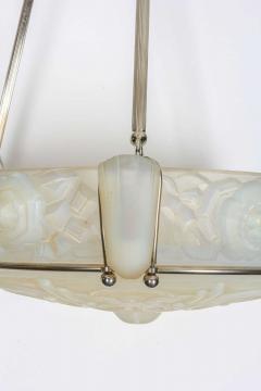  Marius Ernest Sabino French Art Deco Opalescent Chandelier by Sabino - 1425983