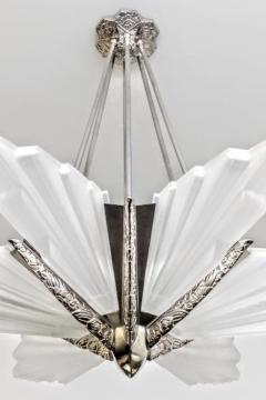  Marius Ernest Sabino French Art Deco Pendant Chandelier by Marius Ernest Sabino - 3941802