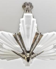  Marius Ernest Sabino French Art Deco Pendant Chandelier by Marius Ernest Sabino - 3941803