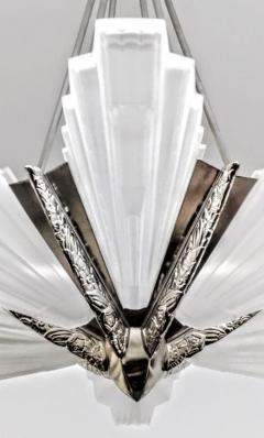  Marius Ernest Sabino French Art Deco Pendant Chandelier by Marius Ernest Sabino - 3941804