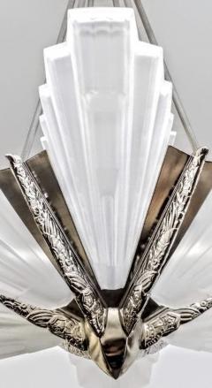  Marius Ernest Sabino French Art Deco Pendant Chandelier by Marius Ernest Sabino - 3941807