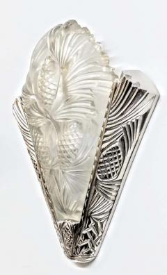  Marius Ernest Sabino French Art Deco Wall Sconces signed by Sabino - 3942100
