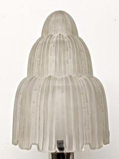  Marius Ernest Sabino French Art Deco waterfall Table Lamp Signed by Sabino - 3941107