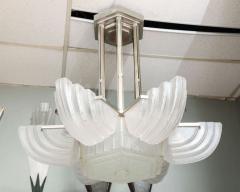  Marius Ernest Sabino Large and Important Art Deco Chandelier by Sabino - 1425967