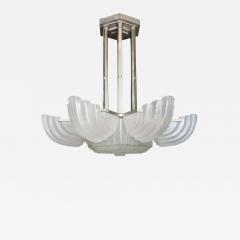  Marius Ernest Sabino Large and Important Art Deco Chandelier by Sabino - 1426763