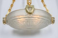  Marius Ernest Sabino Large and Important Art Deco Chandelier by Sabino - 1425978