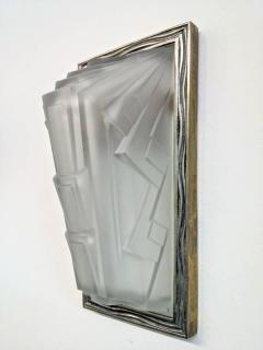  Marius Ernest Sabino Pair of French Art Deco Wall Sconces By Sabino - 3941903