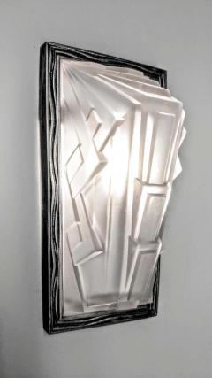  Marius Ernest Sabino Pair of French Art Deco Wall Sconces By Sabino - 3941904