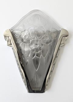  Marius Ernest Sabino Pair of French Art Deco Wall Sconces by Ernest Sabino - 3942460