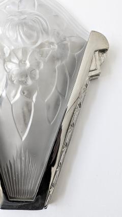  Marius Ernest Sabino Pair of French Art Deco Wall Sconces by Ernest Sabino - 3942461