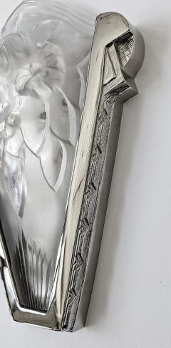  Marius Ernest Sabino Pair of French Art Deco Wall Sconces by Ernest Sabino - 3942464