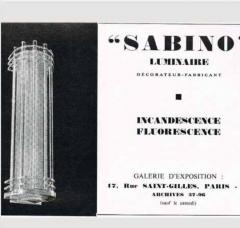  Marius Ernest Sabino Pair of Modernist Wall Sconces by SABINO 2 pairs available  - 1435867