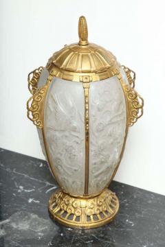  Marius Ernest Sabino Rare Art Deco Lamp by Sabino - 1422782