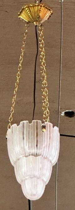  Marius Ernest Sabino Sabino French Art Deco Chandelier Ceiling Lamp 1930s - 3794240