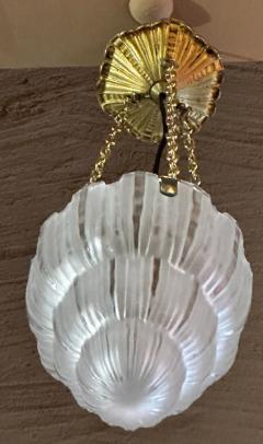  Marius Ernest Sabino Sabino French Art Deco Chandelier Ceiling Lamp 1930s - 3794248