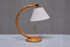  Marksl jd Marksl jd Sculptural Adjustable Table Lamp in Beech Sweden 1960s - 3700513