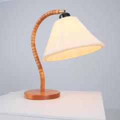 Marksl jd Modern Design Table Lamp Model 1911 in Stained Wood Marksl jd Sweden 1980s - 4366796