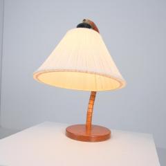 Marksl jd Modern Design Table Lamp Model 1911 in Stained Wood Marksl jd Sweden 1980s - 4366798