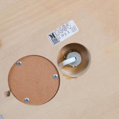 Marksl jd Modern Design Table Lamp Model 1911 in Stained Wood Marksl jd Sweden 1980s - 4366803