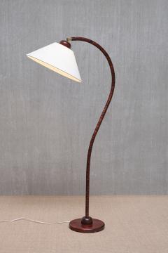  Marksl jd Sculptural Marksl jd Floor Lamp in Beech Wood Sweden 1960s - 4203661