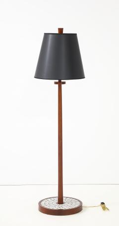  Marshall Studios Martz Marshall Studios Ceramic Tile And Walnut Floor Lamp - 4651402
