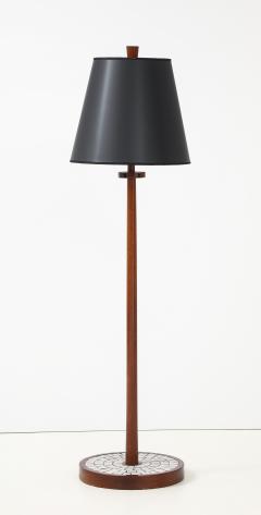  Marshall Studios Martz Marshall Studios Ceramic Tile And Walnut Floor Lamp - 4651409