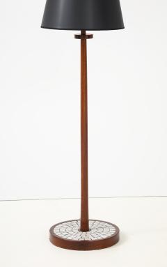 Marshall Studios Martz Marshall Studios Ceramic Tile And Walnut Floor Lamp - 4651413