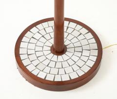  Marshall Studios Martz Marshall Studios Ceramic Tile And Walnut Floor Lamp - 4651415