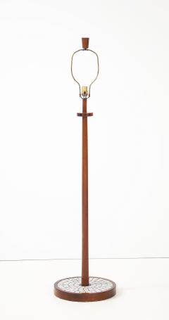  Marshall Studios Martz Marshall Studios Ceramic Tile And Walnut Floor Lamp - 4651423