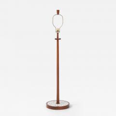  Marshall Studios Martz Marshall Studios Ceramic Tile And Walnut Floor Lamp - 4651426