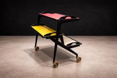  Martin Eisler Carlo Hauner Bar Cart in Hardwood by Carlo Hauner Martin Eisler for Moveis Artesanal - 4546756