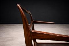  Martin Eisler Carlo Hauner Bar Cart in Rosewood Glass Carlo Hauner and Martin Eisler 1950s - 4546565