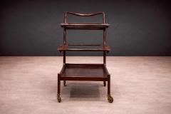  Martin Eisler Carlo Hauner Brazilian Mid Century Modern Bar Cart in Rosewood Carlo Hauner Martin Eisler - 4551042