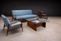  Martin Eisler Carlo Hauner Brazilian Mid Century Modern Bar Cart in Rosewood Carlo Hauner Martin Eisler - 4551051