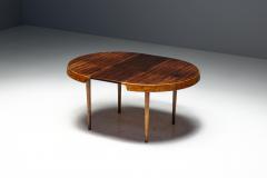  Martin Eisler Carlo Hauner Expandable Caviuna Dining Table by Hauner Eisler Brazil circa 1955 - 4586644