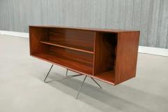  Martin Eisler Carlo Hauner Floating Wall Sideboard in Hardwood by Carlo Hauner for Forma c 1950 Brazil - 3605523