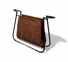  Martin Eisler Carlo Hauner Magazine Rack in Copper and painted metal Forma 1950s Lot 670 - 4347469