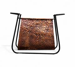  Martin Eisler Carlo Hauner Magazine Rack in Copper and painted metal Forma 1950s Lot 670 - 4347471