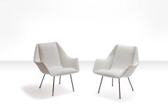  Martin Eisler Carlo Hauner Mid Century Ivory Lounge Chairs by Carlo Hauner Brazil ca 1960 - 764713