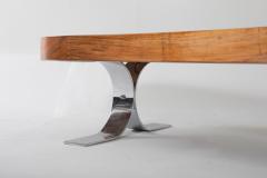  Martin Eisler Carlo Hauner Mid Century Modern Curved Bench by Carlo Hauner Martin Eisler for Forma 1960s - 4012933