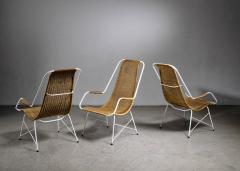  Martin Eisler Carlo Hauner Set of 3 Carlo Hauner Martin Eisler lounge chairs - 4588583