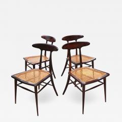  Martin Eisler Carlo Hauner Set of Four Rare Dining Chairs by Martin Eisler and Carlo Hauner for Forma - 1645443