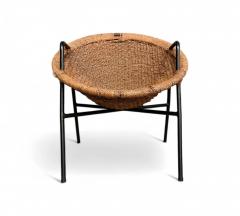  Martin Eisler Carlo Hauner Wicker Chair Carlo Hauner Martin Eisler 1950s Lot 459A - 4293017