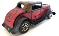  Marx Toy Co Vintage Marx Fire Chief Friction Action Toy Sedan American Circa 1930 - 3630853